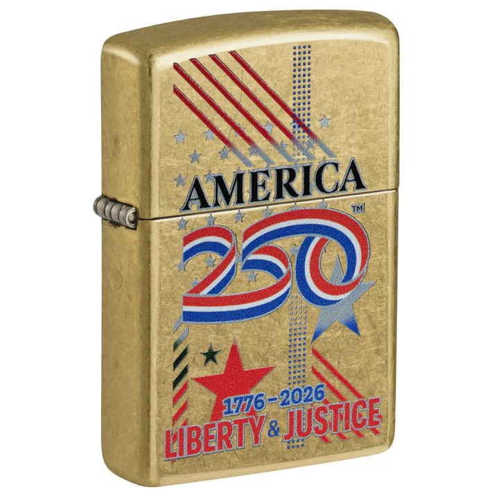Zippo Lighter America 250 Liberty & Justice Design