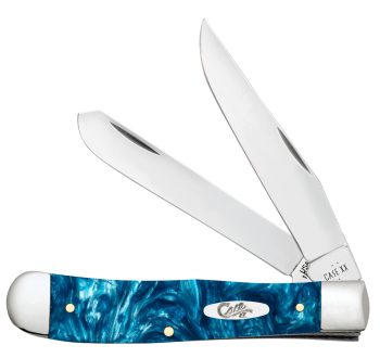 Case Teal Swirl Kirinite Trapper