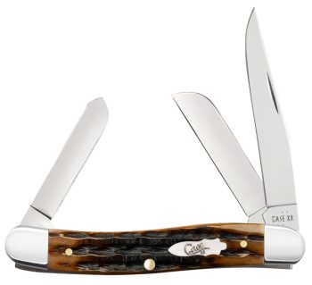 Case Kinfolks Jig Molasses Bone Stockman