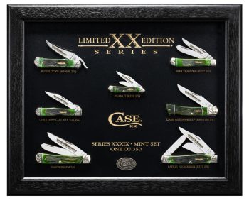 Case Limited Edition Barnboard Bermuda Green Bone Mint Set