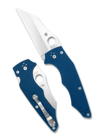 Spyderco Cobalt Blue G10 Yojumbo