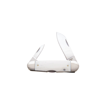 Bear Smooth Natural Bone 4″ Locking 2-Blade Piranha