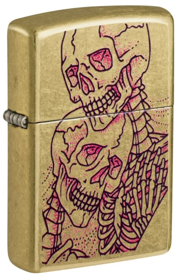 Zippo Lighter Bony Embrace Design