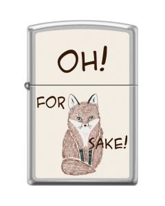Zippo Lighter For Fox Sake Design