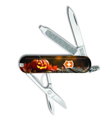 Victorinox Swiss Army Halloween Jack-o-lantern Pumpkin Classic SD