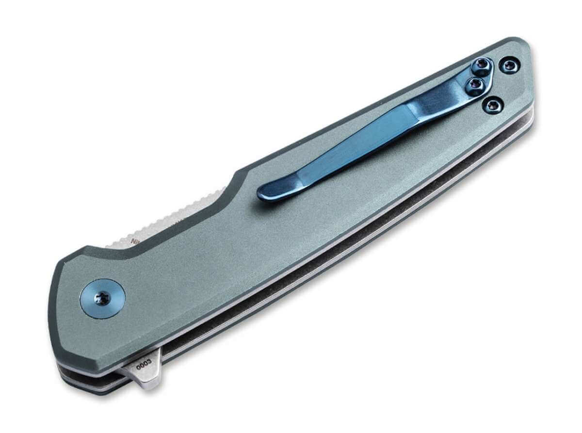 Boker Plus Gray Aluminum The Dace Flipper - Image 2