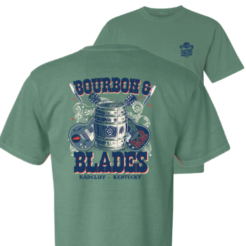 RHC 2026 Bourbon & Blades Spruce Green Concert Shirt