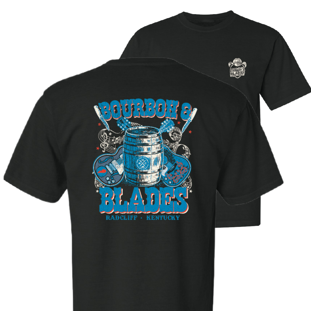 RHC 2026 Bourbon & Blades Black Concert Shirt