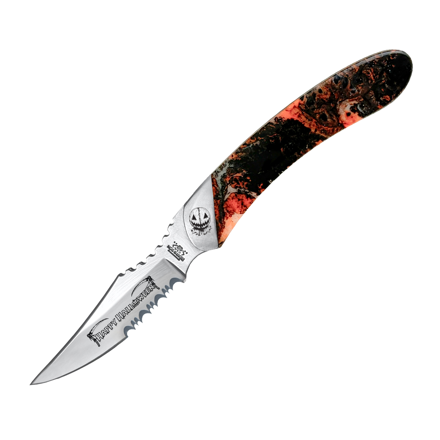 Bear SAMHAIN Halloween Micro Pearl Pumpkin Caper *1 of 600*