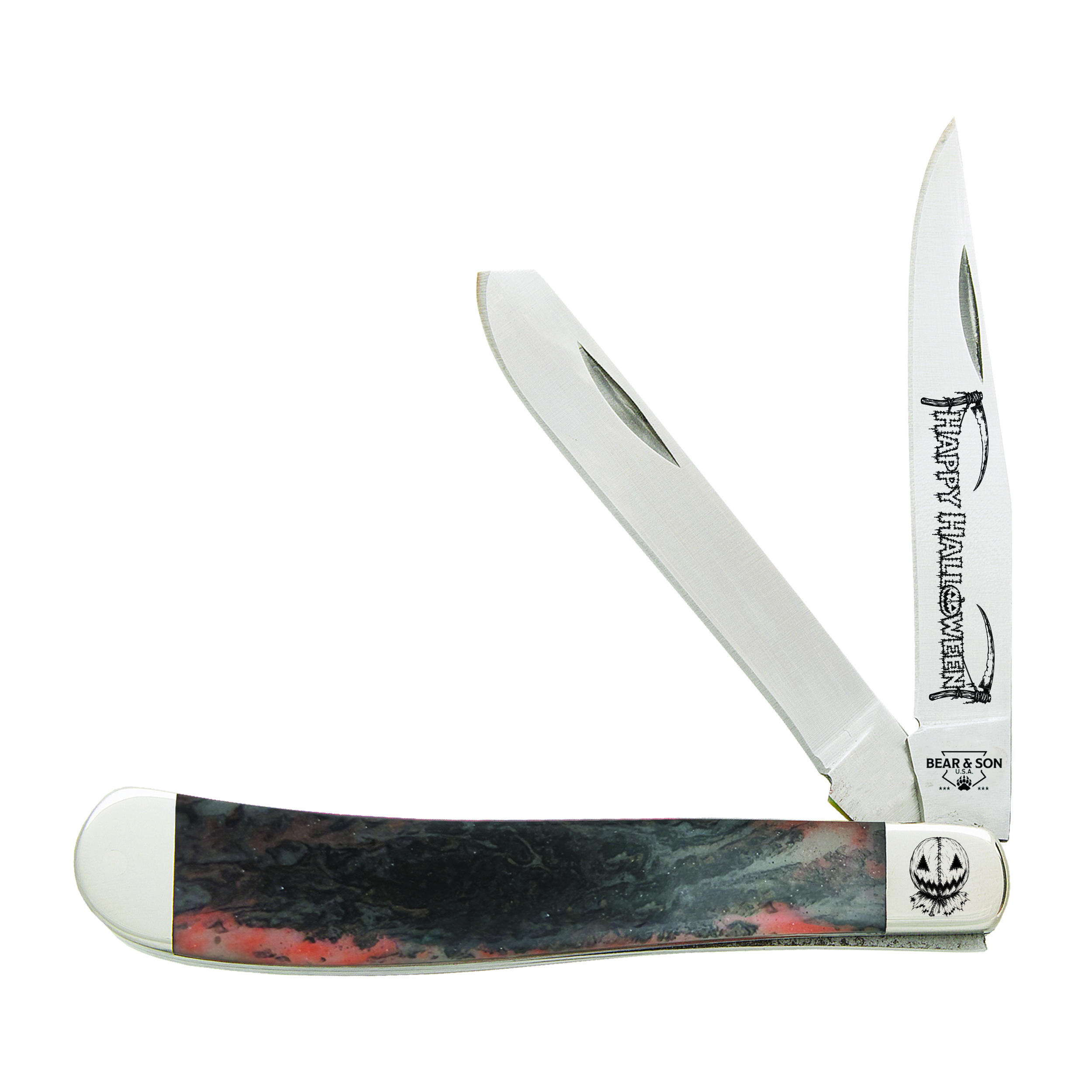 Bear SAMHAIN Halloween Micro Pearl Slimline Trapper *1 of 600*
