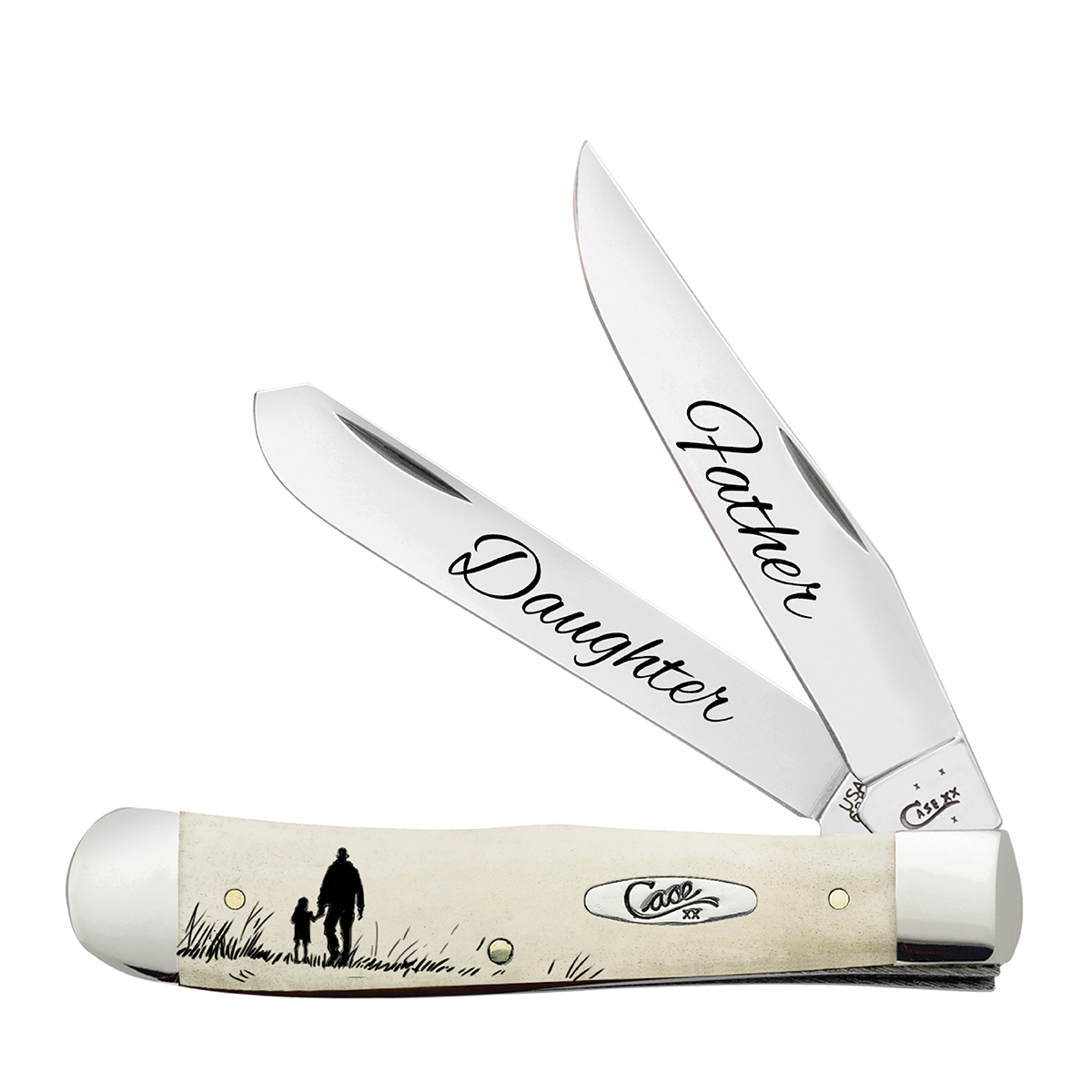 AWTC54FD Father Daughter Smooth Natural Bone Trapper