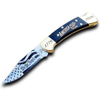 Buck America 250 "We the People" 112 Folding Hunter 1 of 100