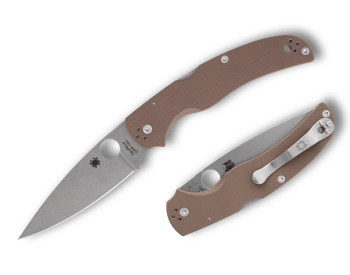 Spyderco Brown G-10 CPM® 15V® Sprint Run Native Chief
