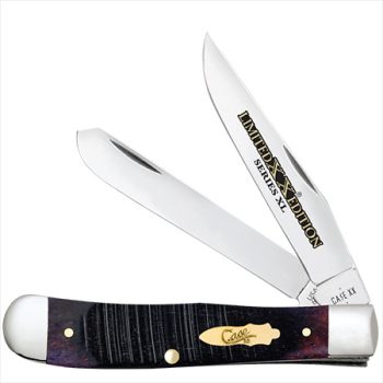 Case Limited Edition XL Purple Sawcut Bone Trapper