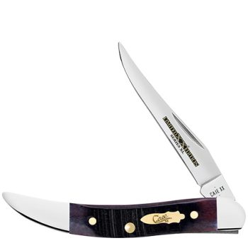 Case Limited Edition XL Purple Sawcut Bone Small Toothpick