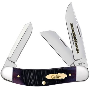 Case Limited Edition XL Purple Sawcut Bone Sowbelly