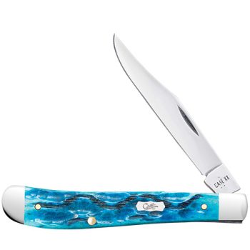 Case Burrow Jig Sky Blue Bone Slimline Trapper