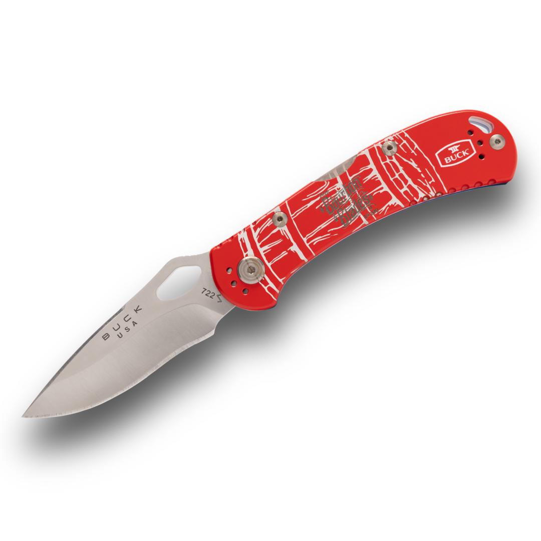 Buck Bourbon & Blades Red Aluminum Spitfire 1 of 100 - Image 2