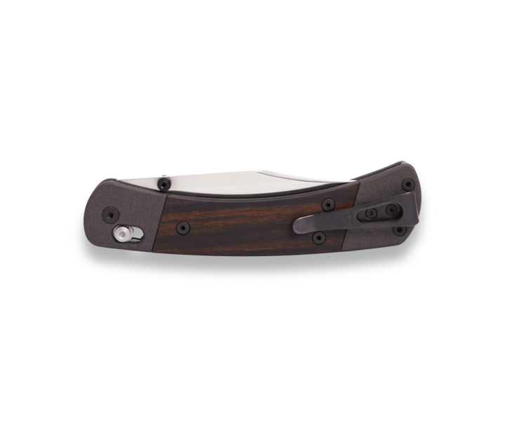 Buck Ebony Wood 110 Folding Hunter Crossbar Lock - Image 3