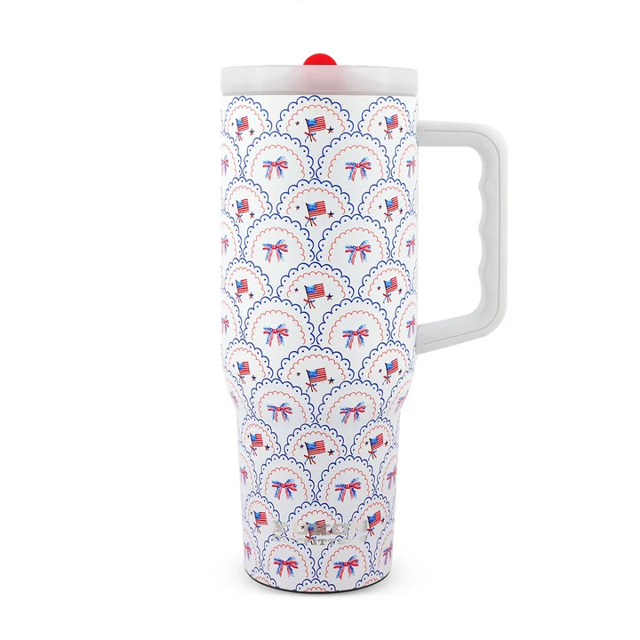Yukon Outfitters 40oz Fit Forty Pro Tumbler - Bows and Flags - Image 2