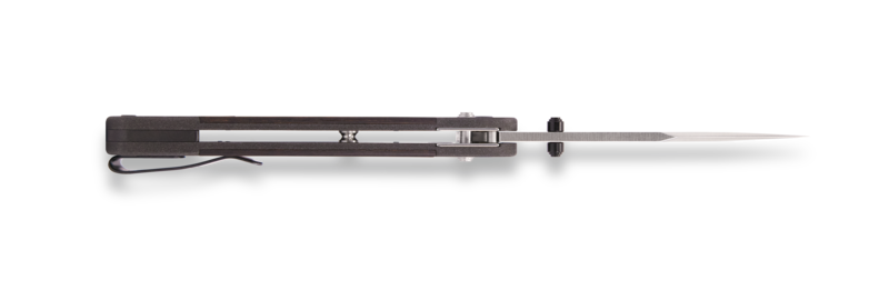 Buck Ebony Wood 110 Folding Hunter Crossbar Lock - Image 4