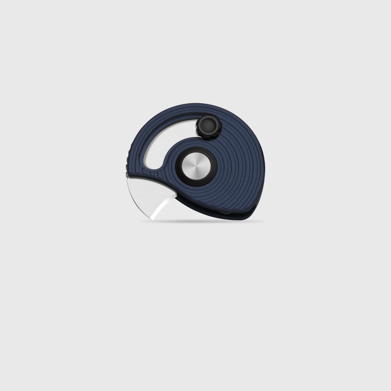 Kizer Blue Aluminum Snail-Trail Slip Joint
