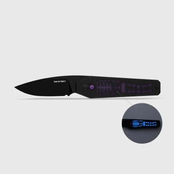 Kizer Halloween Black G10 Tomb Button Lock