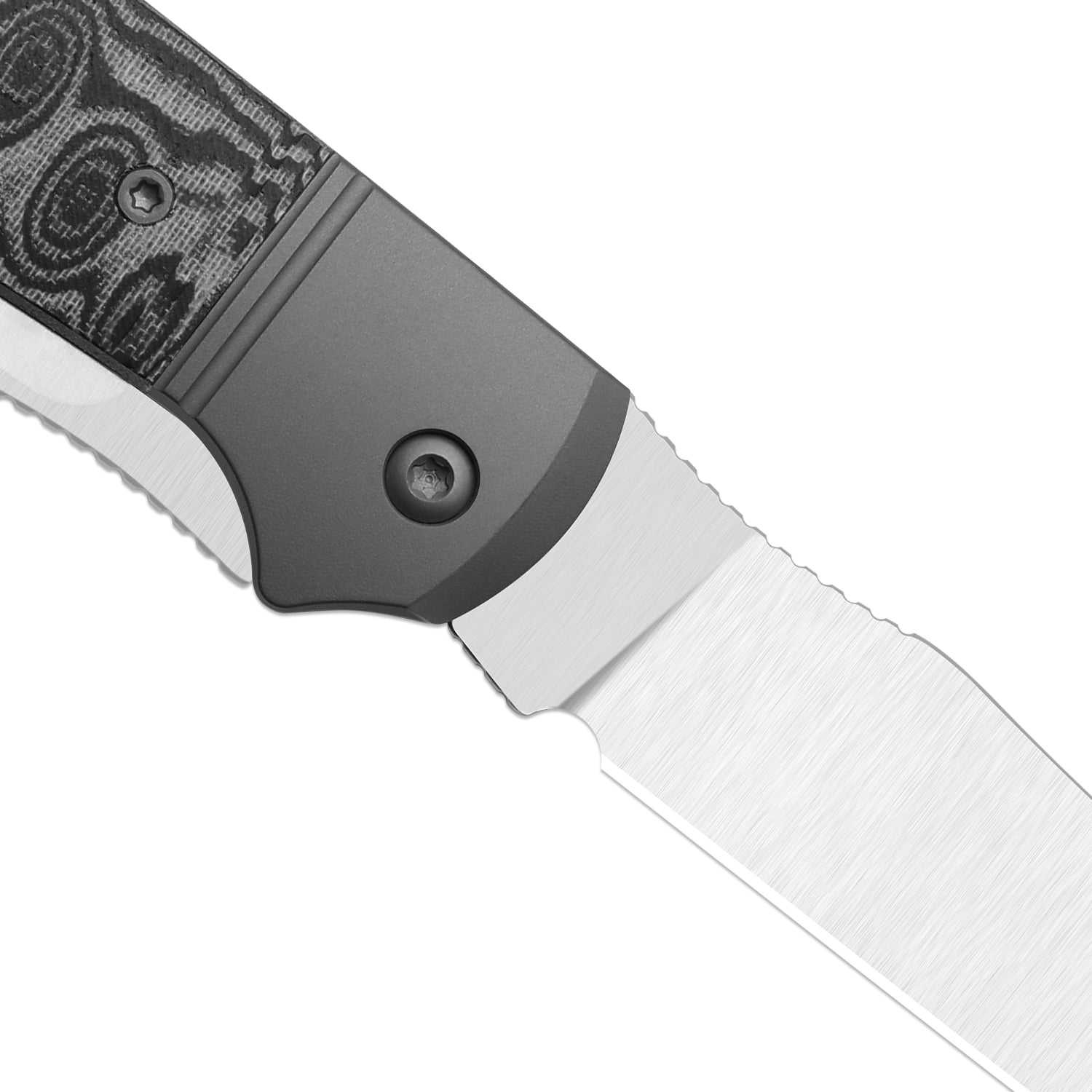 Kizer Black and Gray Vortex Micarta Trestle TP AirTi - Image 5