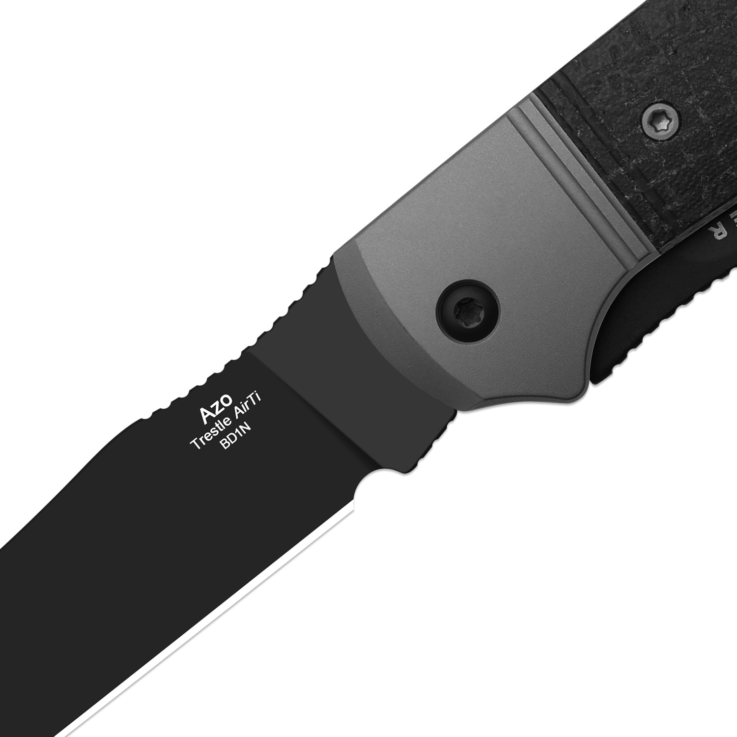 Kizer Black Micarta Trestle TP AirTi - Image 5