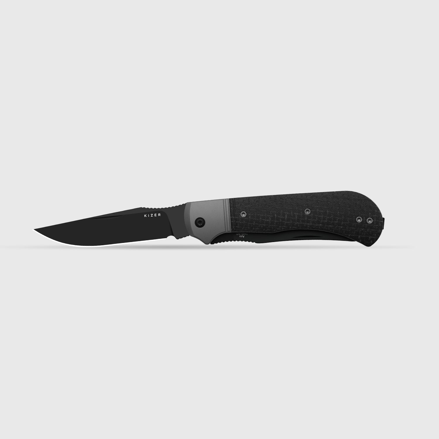 Kizer Black Micarta Trestle TP AirTi - Image 2