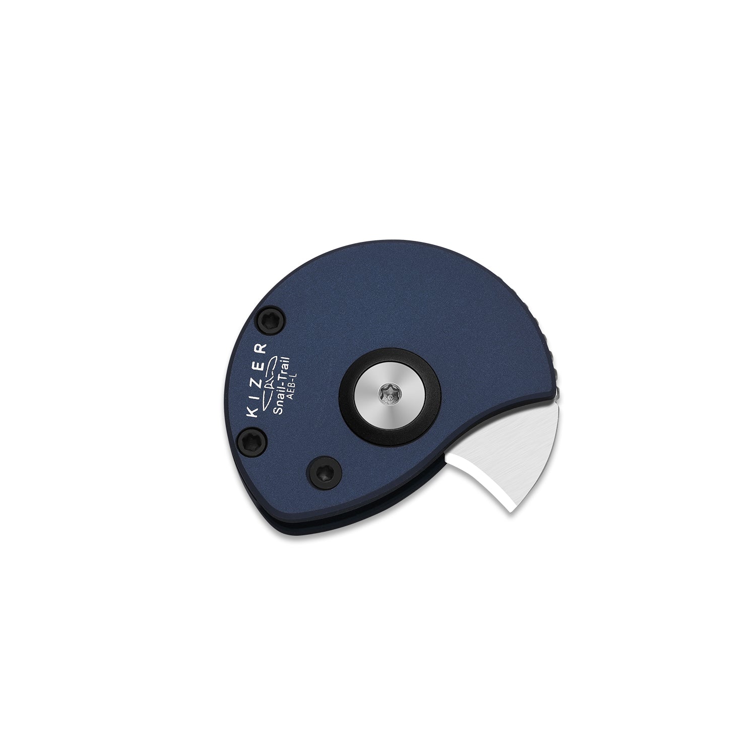 Kizer Blue Aluminum Snail-Trail Slip Joint - Image 3