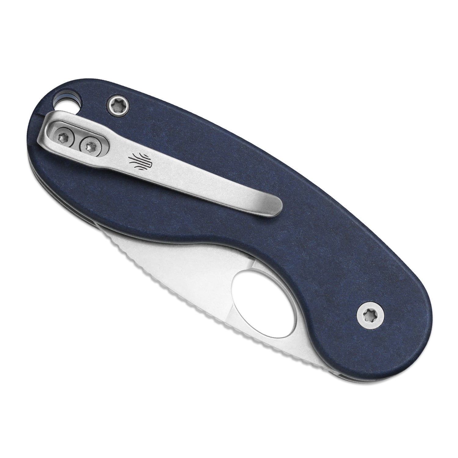 Kizer Blue Canyon Richlite Microbe DSJ AirTi Slip Joint - Image 3