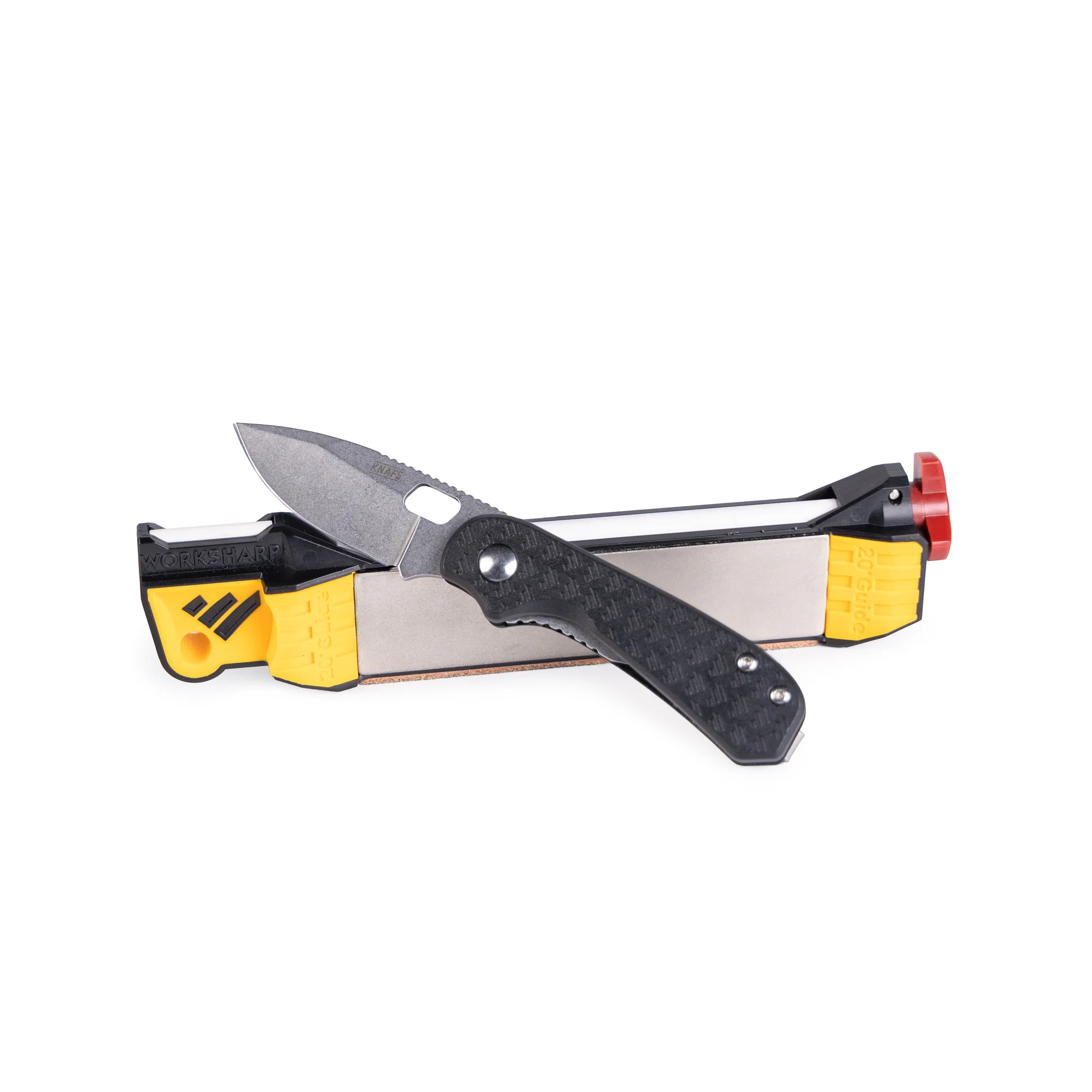 Work Sharp Knife & Tool Guided Field Sharpener and KNAFS Lander 5 Knife Bundle