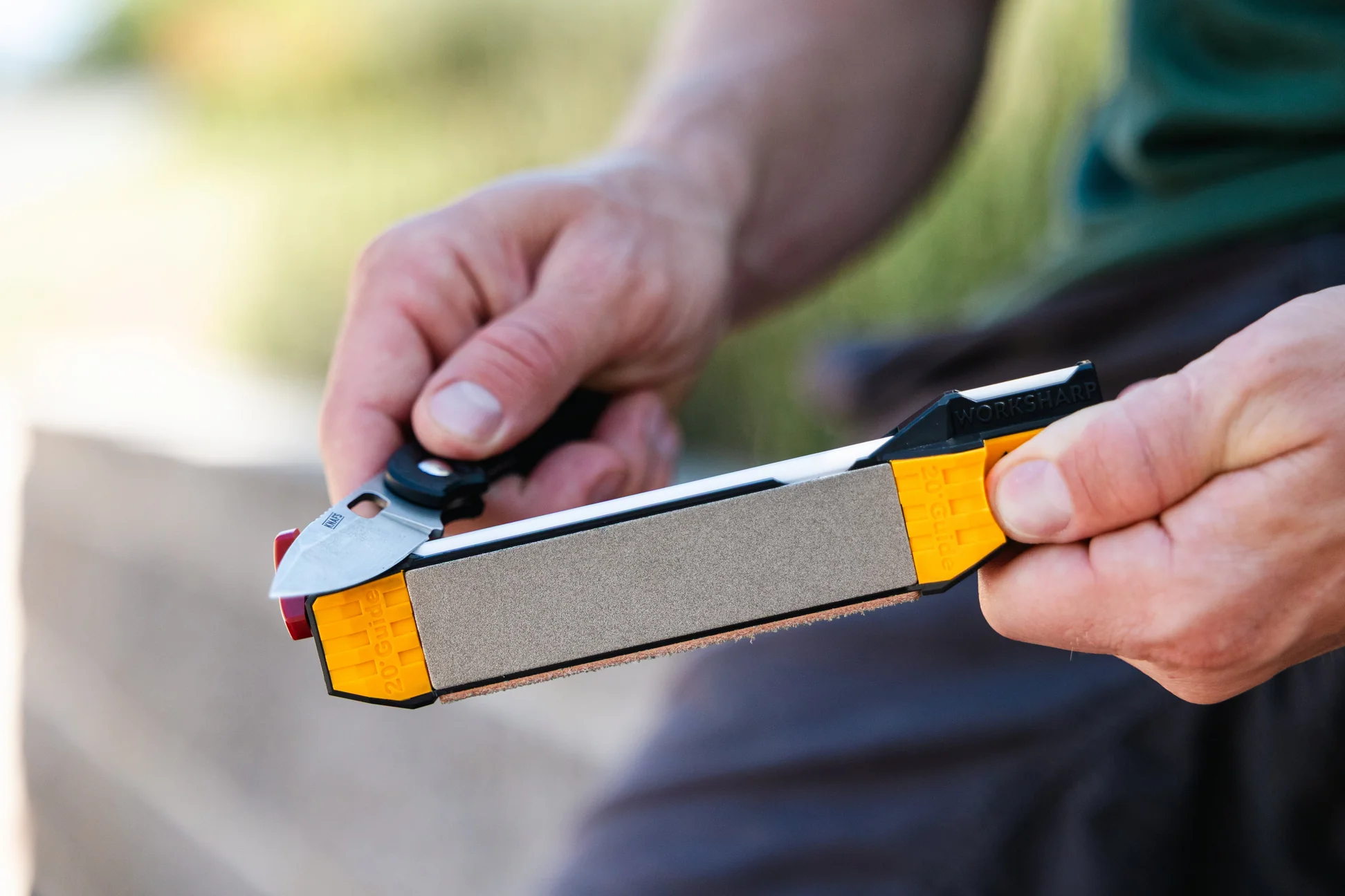 Work Sharp Knife & Tool Guided Field Sharpener and KNAFS Lander 5 Knife Bundle - Image 5