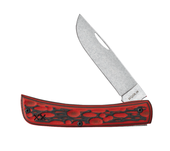 Case Crossroads Fossil Jig Red/Black Nitrile G-10 XR Sod Buster JR