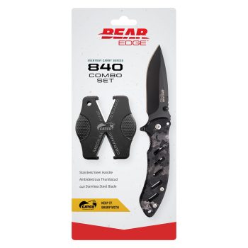 Bear Edge Black Flipper & Sharpener Set