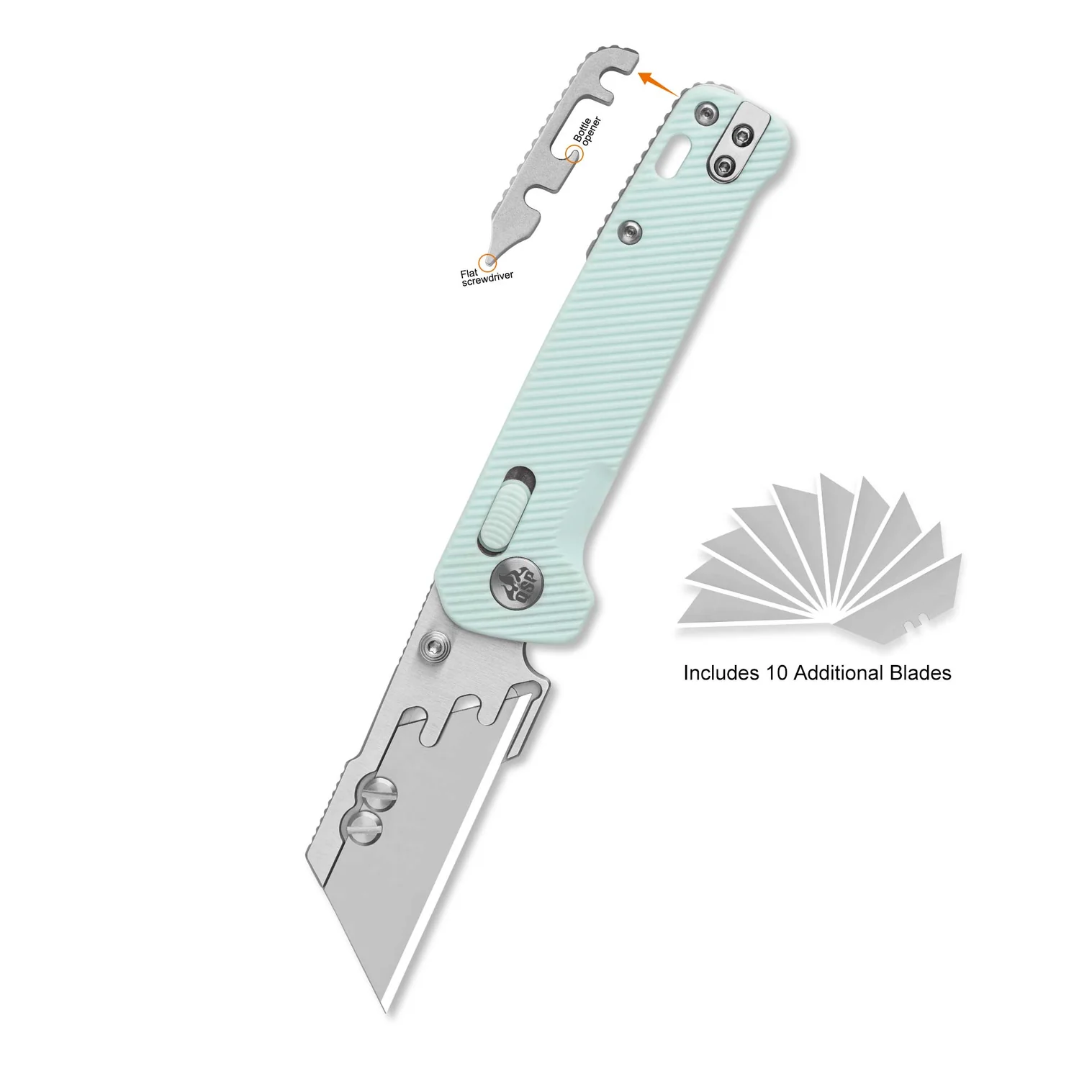QSP Knife Ice Cream Blue Penguin Workmate Utility Knife - Image 2