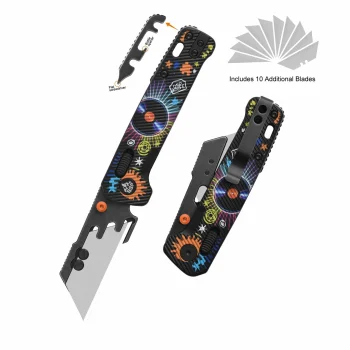 QSP Knife Record Penguin Workmate Utility Knife