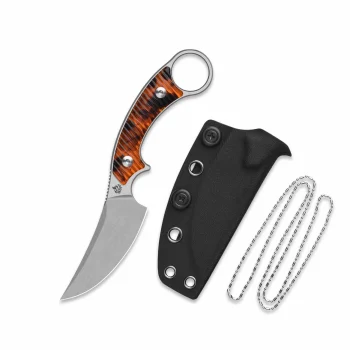 QSP Knife Tortoise Resin Baby Viper Fixed Blade
