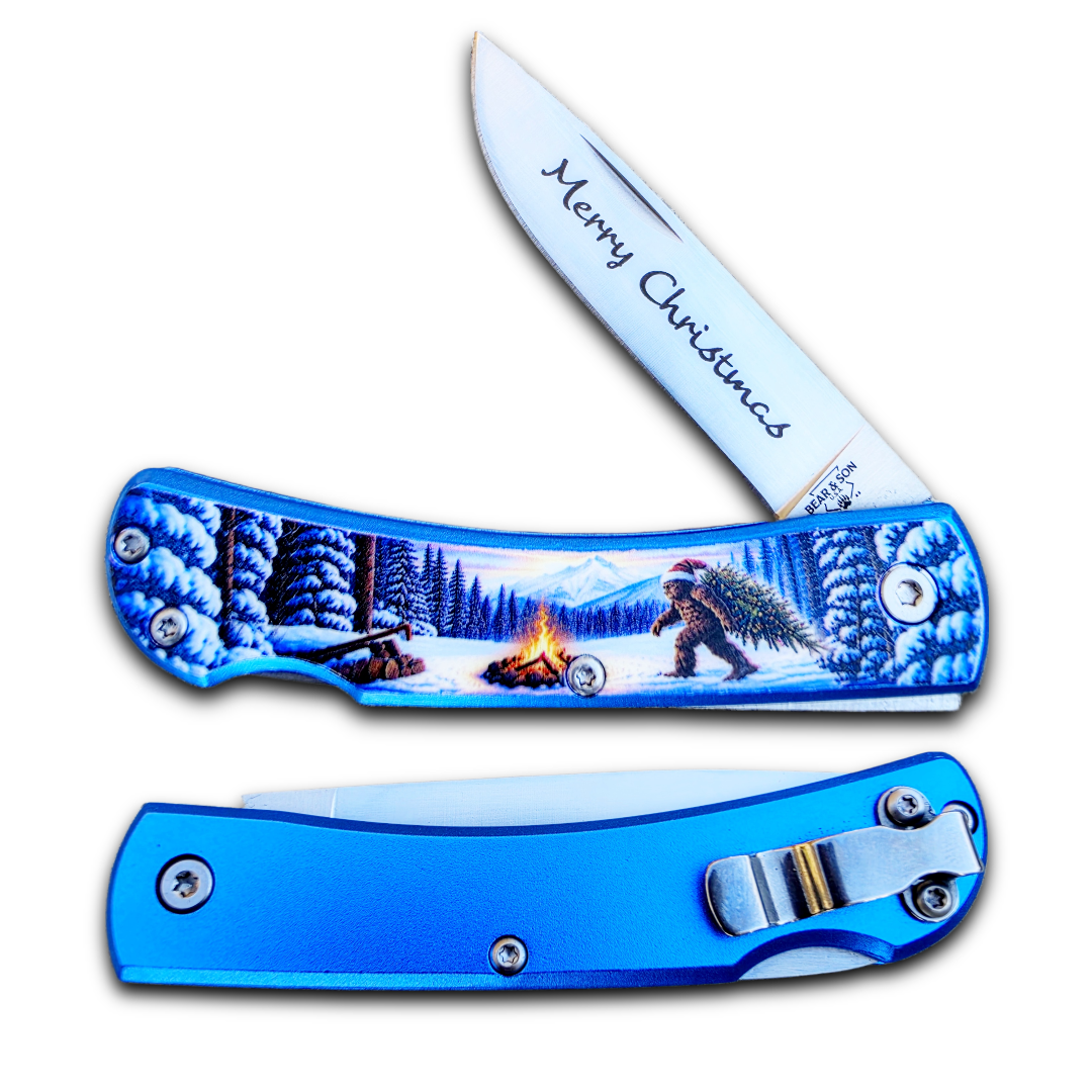 Bear Christmas Bigfoot Aluminum Small Farm Hand Locking - Image 2